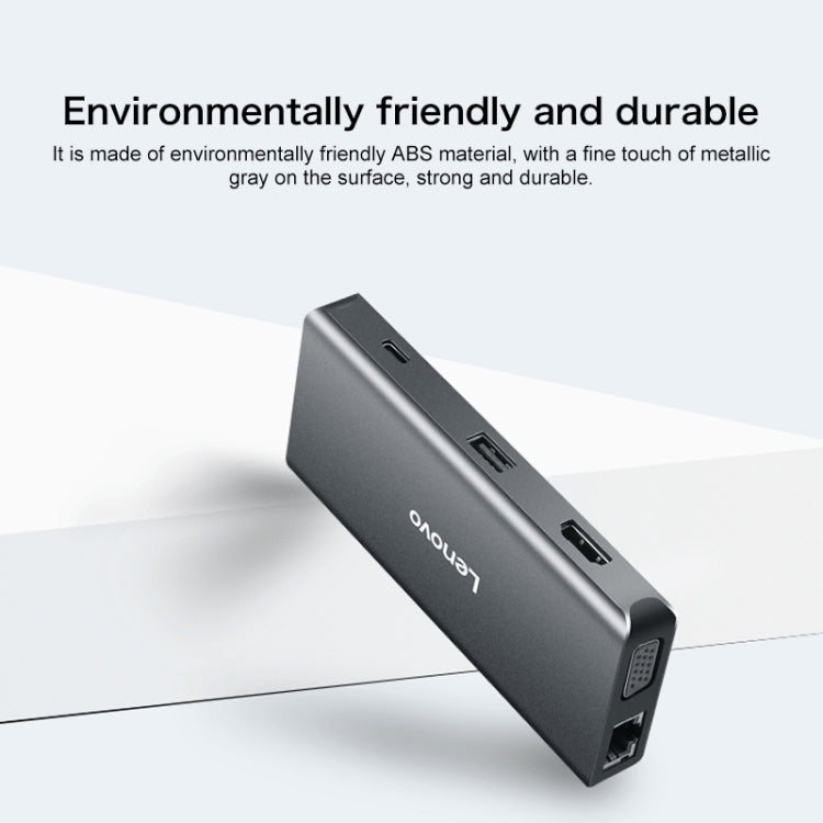 Док-станция Lenovo LX0801 с сетевым кабелем Type-C/USB-C