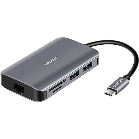 Многофункциональный конвертер Lenovo F1-C08 8 в 1 Type-C / USB-C в HDMI
