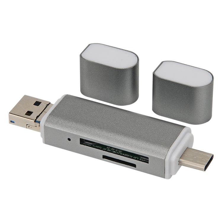 H82 USB-C / Type-C на USB 3.0 + порты Micro USB OTG SD / TF кард-ридер