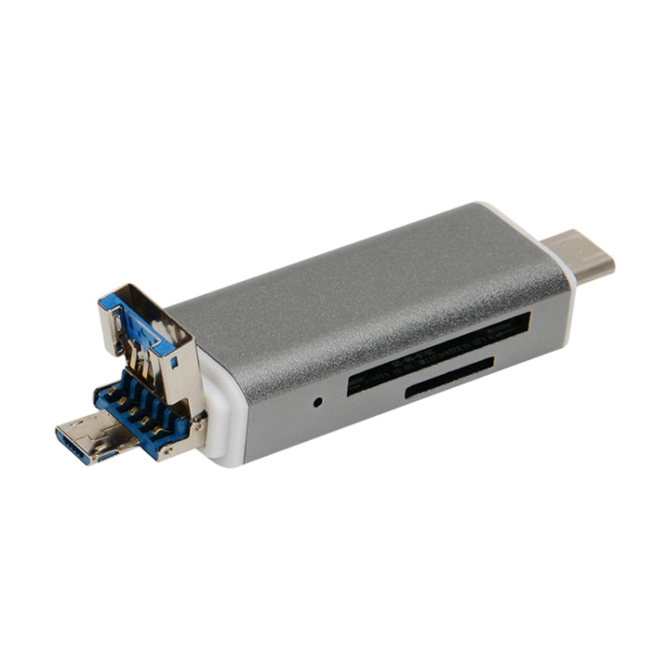 H82 USB-C / Type-C на USB 3.0 + порты Micro USB OTG SD / TF кард-ридер