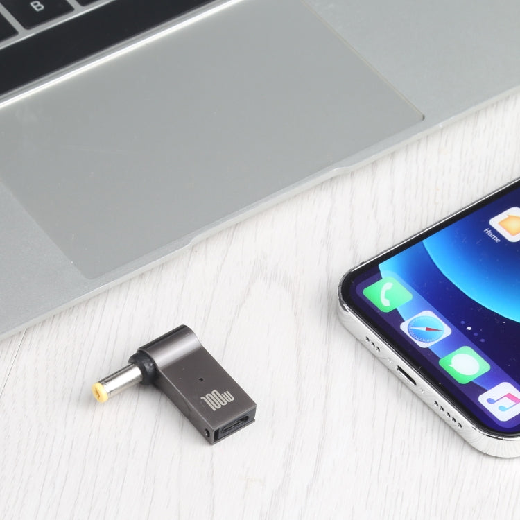Адаптер для зарядки компьютера Acer мощностью 100 Вт с разъемом USB-C/Type-C (мама) на разъем DC 5,5x1,7 мм (папа)
