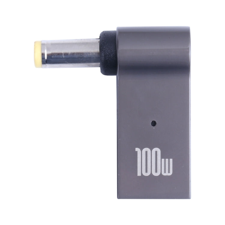 100 W USB-C / C tipa ligzda uz DC 5,5 x 2,5 mm vīriešu ligzdu datora uzlādes adapteris Lenovo ierīcēm