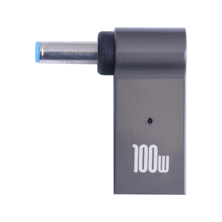 100 W USB-C / C tipa ligzda uz DC 4,5 x 3,0 mm ligzdu datora uzlādes adapteris HP ierīcēm