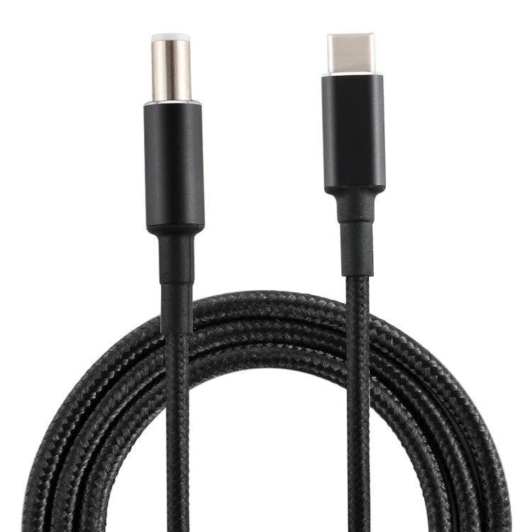 Кабель питания и зарядки PD 100W 7,4 x 0,6 мм (штекер) — USB-C / Type-C (штекер) с нейлоновым плетением для Dell, длина кабеля: 1,7 м