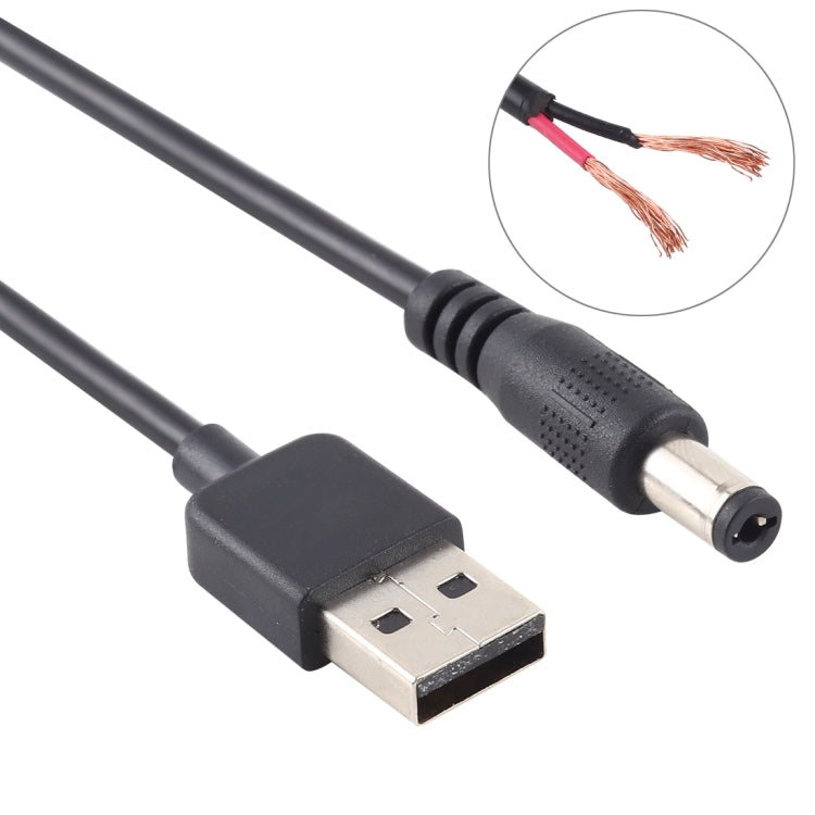 Кабель питания USB 3A - 5,5 x 2,1 мм постоянного тока, длина: 1 м