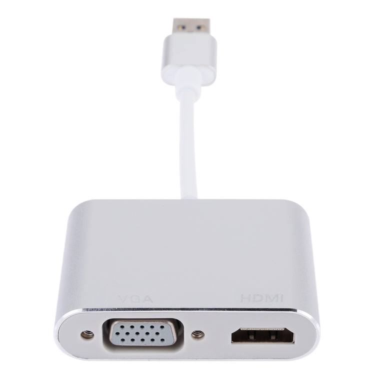 2 vienā USB 3.0 uz HDMI + VGA adapteris