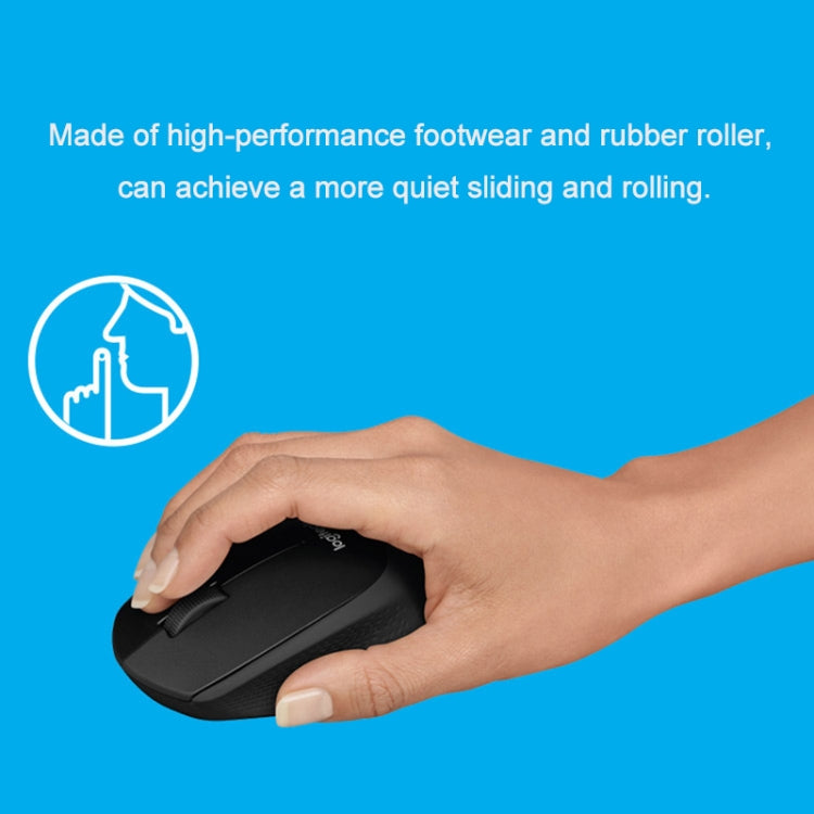 Беспроводная оптическая мышь Logitech M330 с функцией отключения звука и приемником Micro USB
