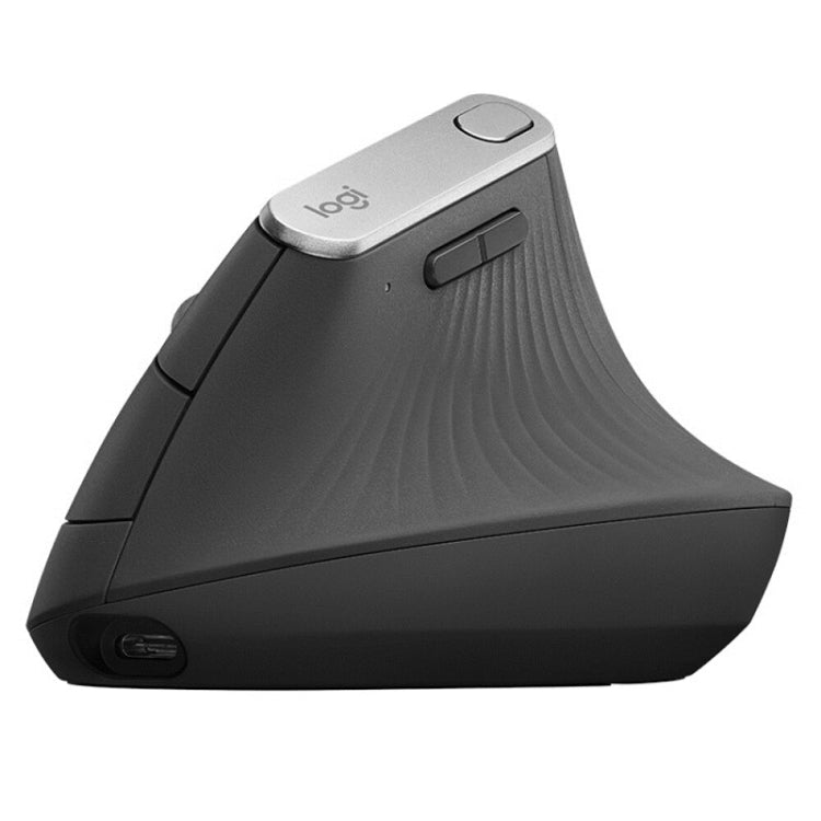 Logitech MX Vertical 4000 точек на дюйм USB-C / Type-C + Unifying + Bluetooth эргономичная беспроводная вертикальная оптическая мышь с тремя режимами