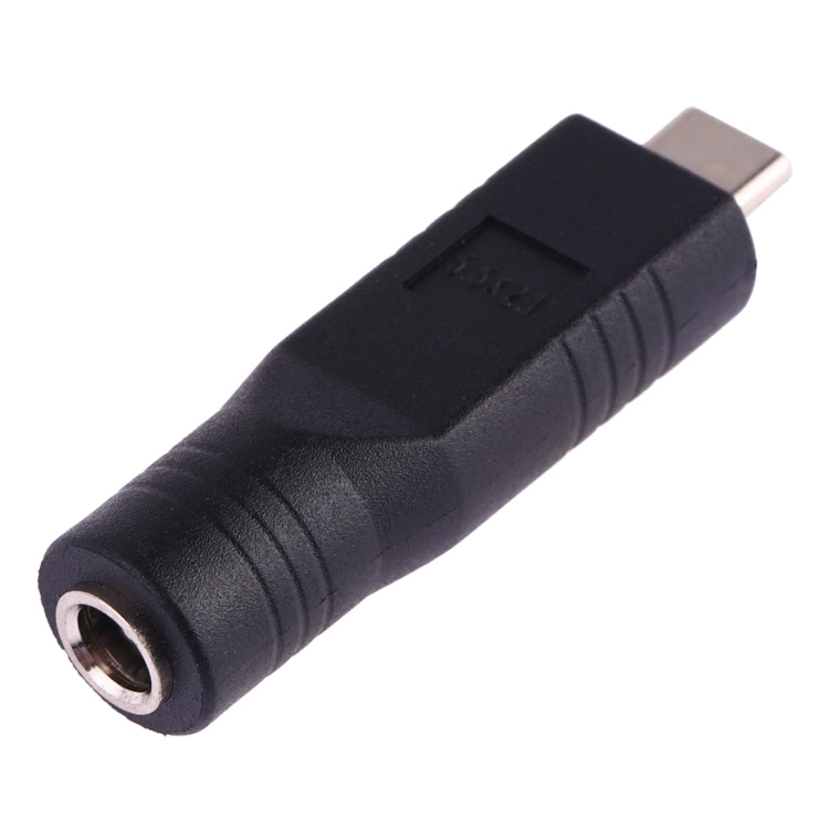 5,5 x 2,1 mm ligzda uz USB-C / C tipa vīriešu spraudņa adaptera savienotājs