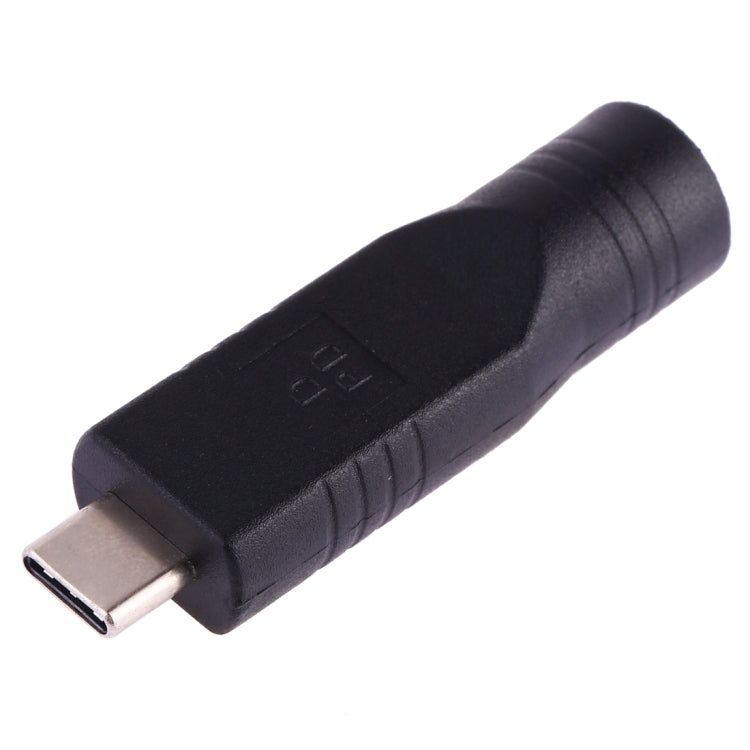 5,5 x 2,1 mm ligzda uz USB-C / C tipa vīriešu spraudņa adaptera savienotājs