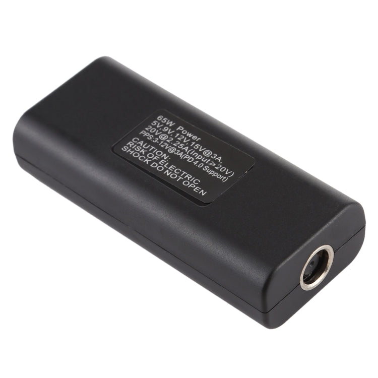Адаптер питания DC 7,4 x 0,6 мм (гнездо) на USB-C/Type-C (гнездо) с кабелем USB-C/Type-C длиной 15 см