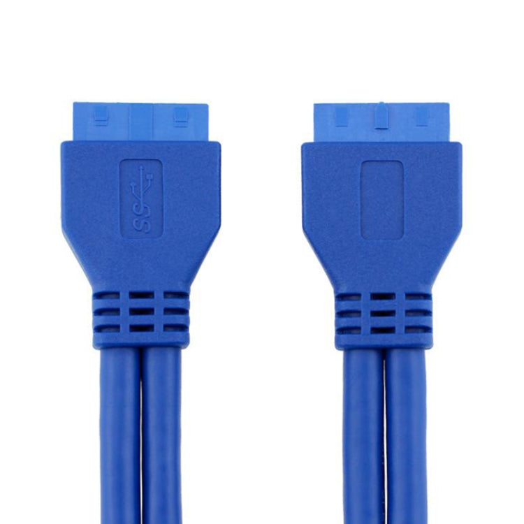 Удлинительный кабель USB 3.0 5 Гбит/с, 20-контактный, гнездо-гнездо, для материнской платы, длина кабеля: 50 см