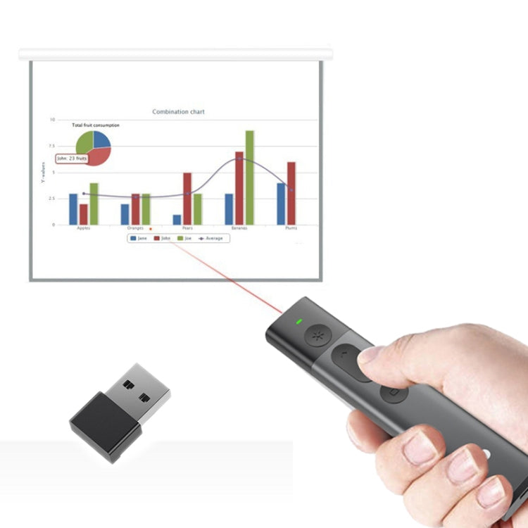 DOOSL DSIT036 Красная лазерная указка 2,4 ГГц Беспроводной презентер PowerPoint Clicker