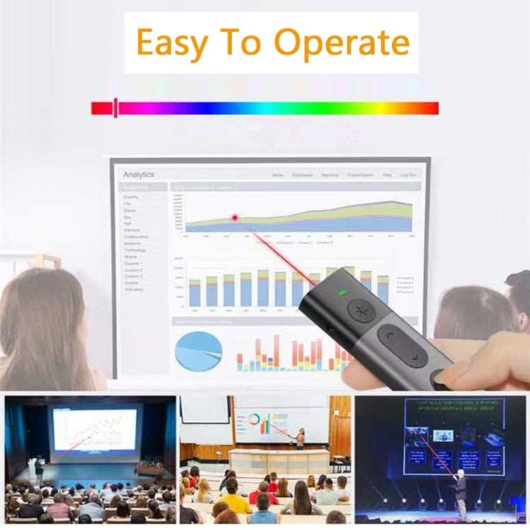 DOOSL DSIT036 Красная лазерная указка 2,4 ГГц Беспроводной презентер PowerPoint Clicker