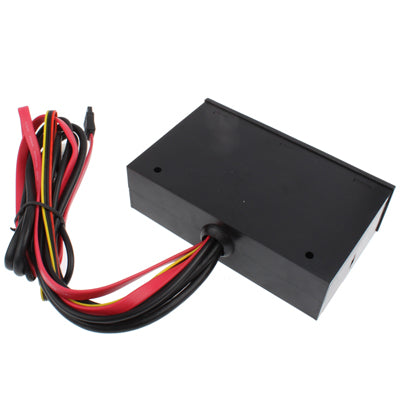5,25 collu multivides datora paneļa karšu lasītājs 2 x USB 3.0 + 6 x USB 2.0 SATA