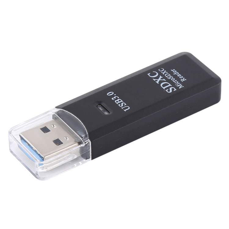 2 vienā USB 3.0 karšu lasītājs, īpaši ātrs 5 Gb/s, atbalsta SD kartes / TF kartes