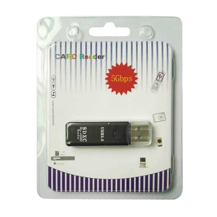 2 vienā USB 3.0 karšu lasītājs, īpaši ātrs 5 Gb/s, atbalsta SD kartes / TF kartes