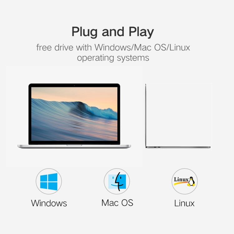 2 vienā USB 3.0 karšu lasītājs, īpaši ātrs 5 Gb/s, atbalsta SD kartes / TF kartes