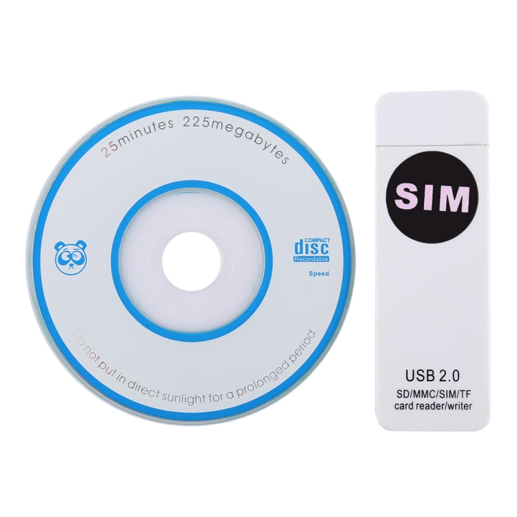 USB Universal Card Reader, Support SD / MMC /SIM / TF Card