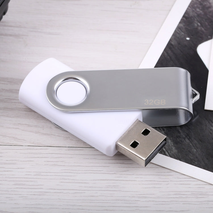 32 GB Twister USB 2.0 zibatmiņas disks (balts)