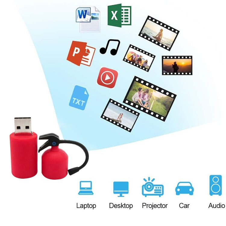 USB-флеш-накопитель в стиле огнетушителя на 16 ГБ