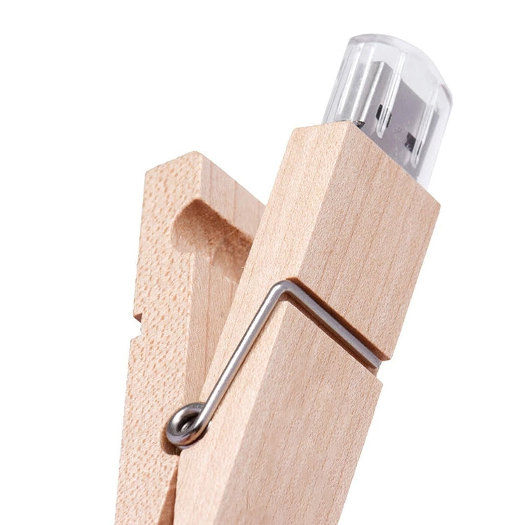 USB-флеш-накопитель с деревянной скрепкой на 4 ГБ