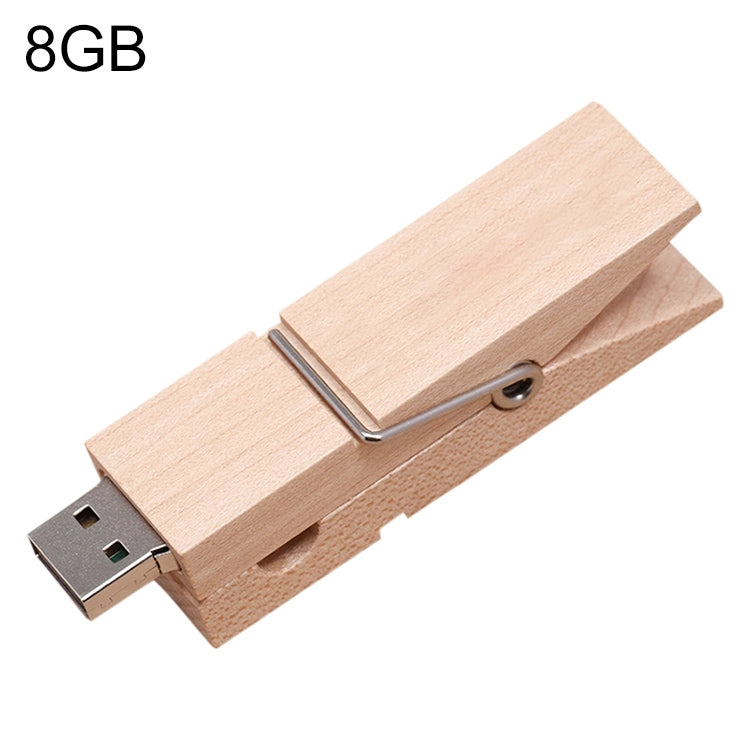 USB-флеш-накопитель с деревянной скрепкой на 4 ГБ
