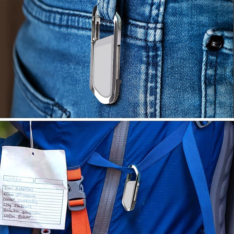 Металлический флеш-диск USB 2.0 в стиле брелока на 2 ГБ (серый)