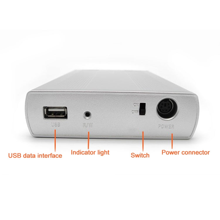 Внешний корпус для 3,5-дюймового жесткого диска SATA, поддержка USB 2.0