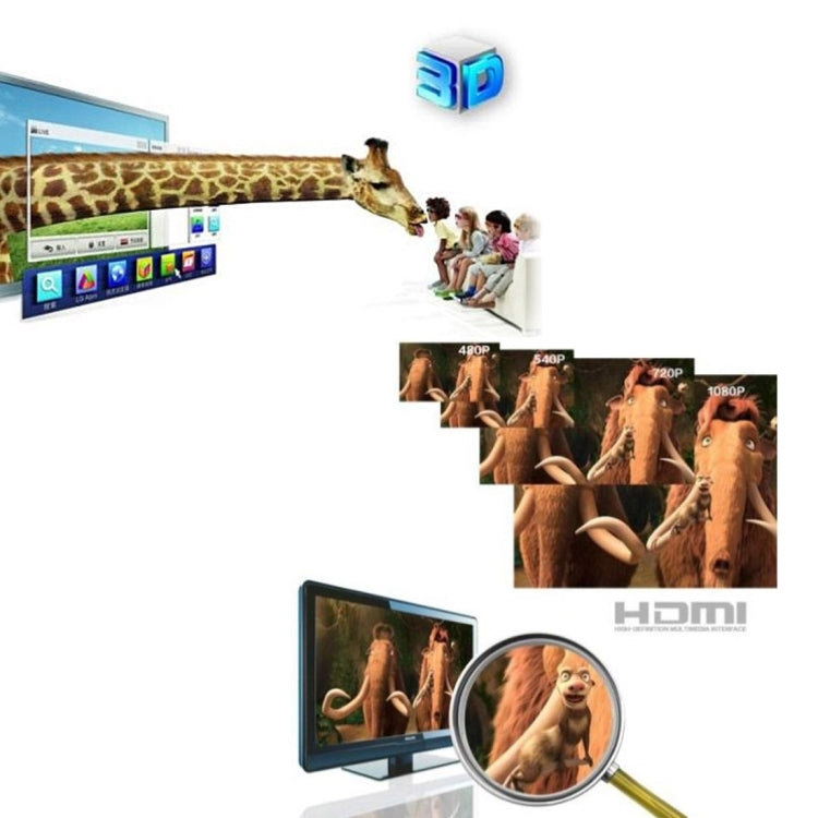 HDV-9812 Mini HD 1080P 1x2 HDMI V1.4 разветвитель для HDTV / STB / DVD / проектора / DVR