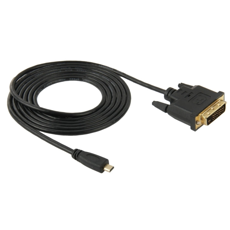 Кабель-адаптер Micro HDMI (тип D) (штекер) - DVI 24+1-контактный (штекер) длиной 1,8 м