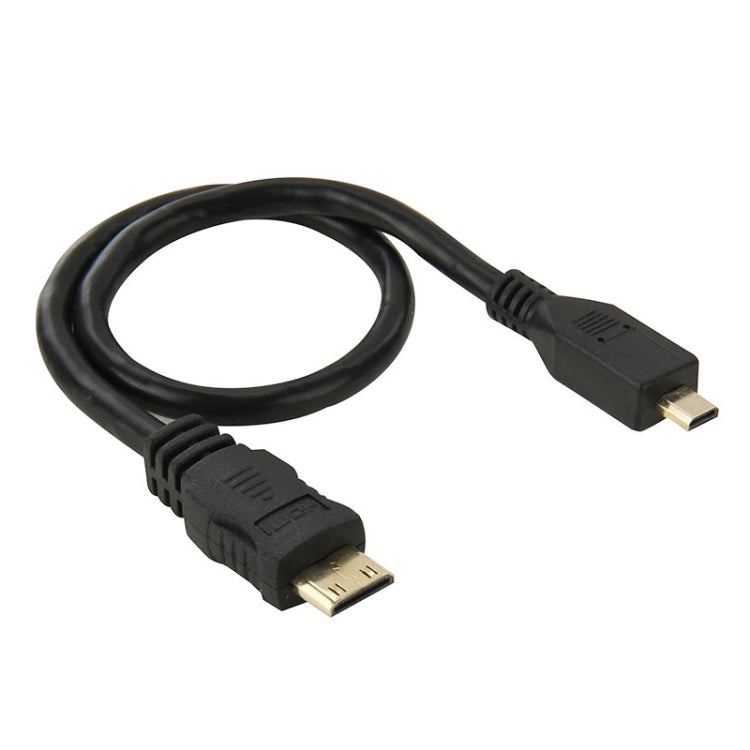 Кабель-адаптер Mini HDMI (штекер) – Micro HDMI (штекер) 30 см