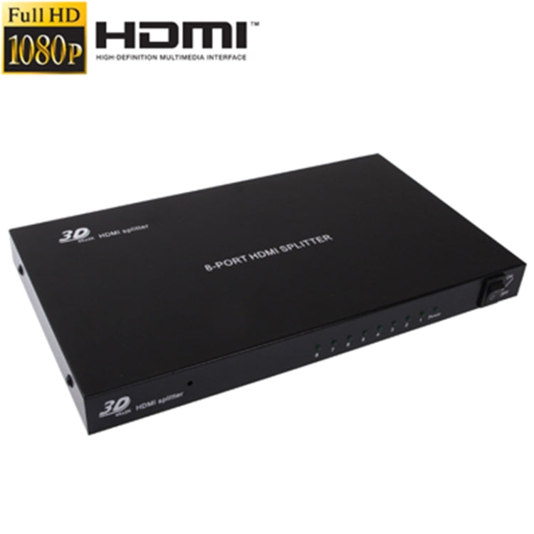 1 x 8 Full HD 1080P HDMI-разветвитель с переключателем, версия V1.4, поддержка 3D и 4K x 2K