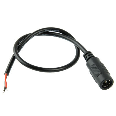 5,5 x 2,1 mm līdzstrāvas barošanas kabelis klēpjdatora adapterim, garums: 30 cm