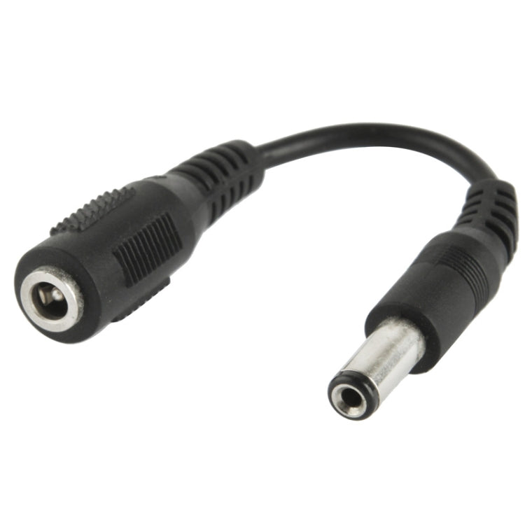 5,5 x 2,5 mm vīriešu un 3,5 mm sieviešu līdzstrāvas spraudņa adapteris, garums: 12 cm