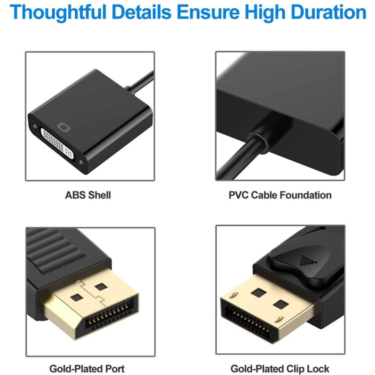 Адаптер DisplayPort «папа» — DVI 24+5 «мама», длина кабеля: 12 см