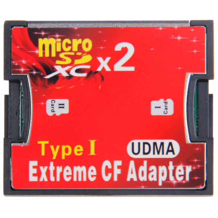Адаптер для карт памяти Micro SD - CF Compact Flash с двумя гнездами