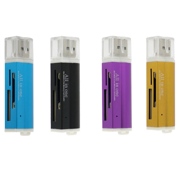 2 шт. Многофункциональный картридер для карт памяти USB 2.0 Micro SD SDHC TF M2 MMC MS PRO DUO