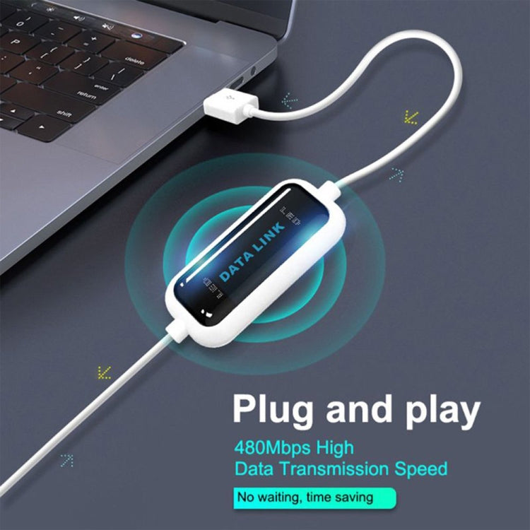 Высокоскоростной кабель USB 2.0 для передачи данных, обмен данными между ПК, Plug and Play, длина: 165 см