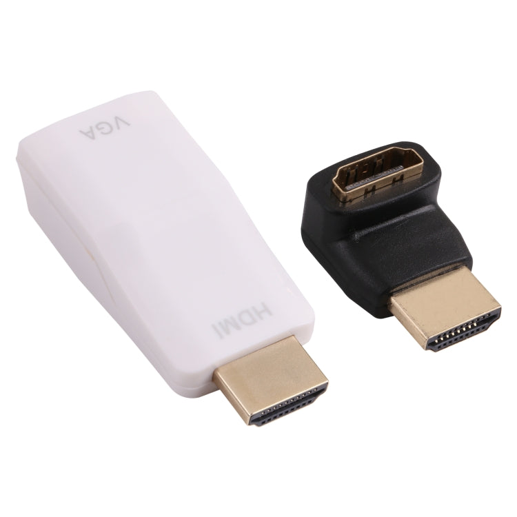 Full HD 1080P HDMI в VGA + аудиоконвертер-адаптер для ноутбука / STB / DVD / HDTV (с HDMI-адаптером «мама-папа»)
