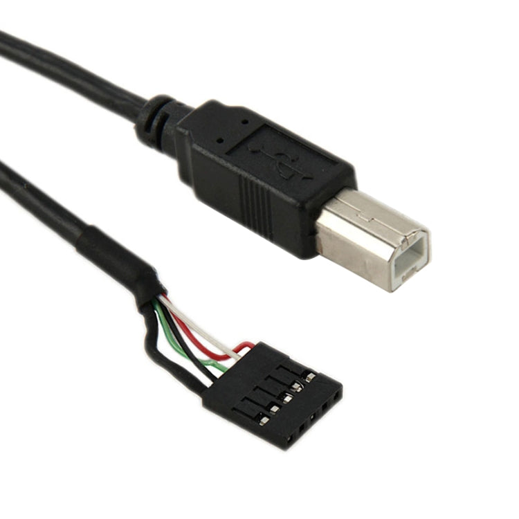 Кабель-адаптер 5-контактный разъем материнская плата-гнездо - USB 2.0 B-штекер, длина: 50 см