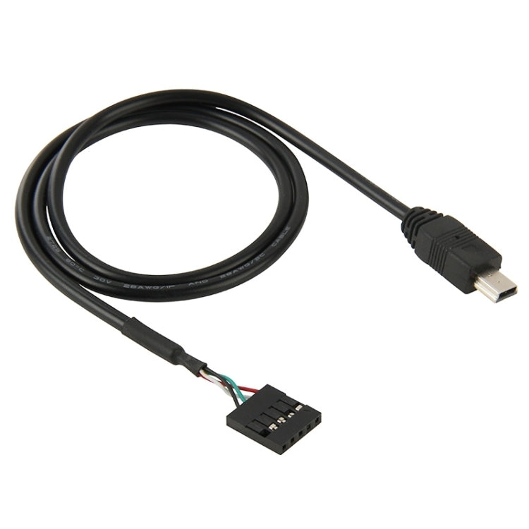 Кабель-адаптер 5-контактный гнездовой разъем материнской платы на Mini USB-штекер, длина: 50 см