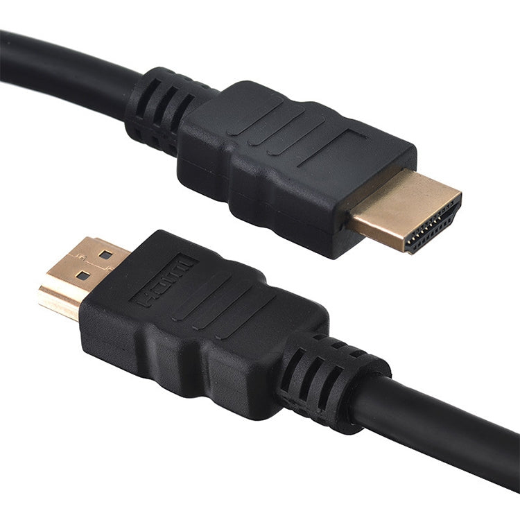 Кабель HDMI 19-контактный "папа" - HDMI 19-контактный "папа" длиной 1,8 м, версия 1.3, поддержка HD TV / Xbox 360 / PS3 и т. д. (черный + позолоченный)