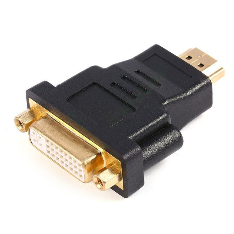 Позолоченный адаптер HDMI 19-контактный "папа" - DVI "мама"