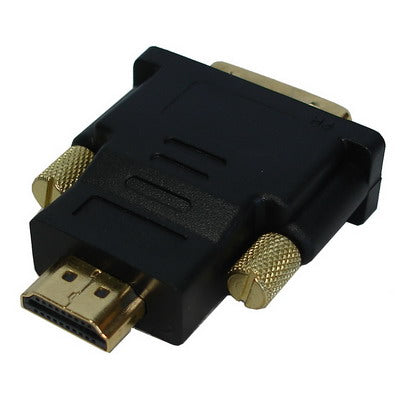 Адаптер HDMI 19-контактный (папа) на DVI 24+1-контактный (папа) (позолоченный)