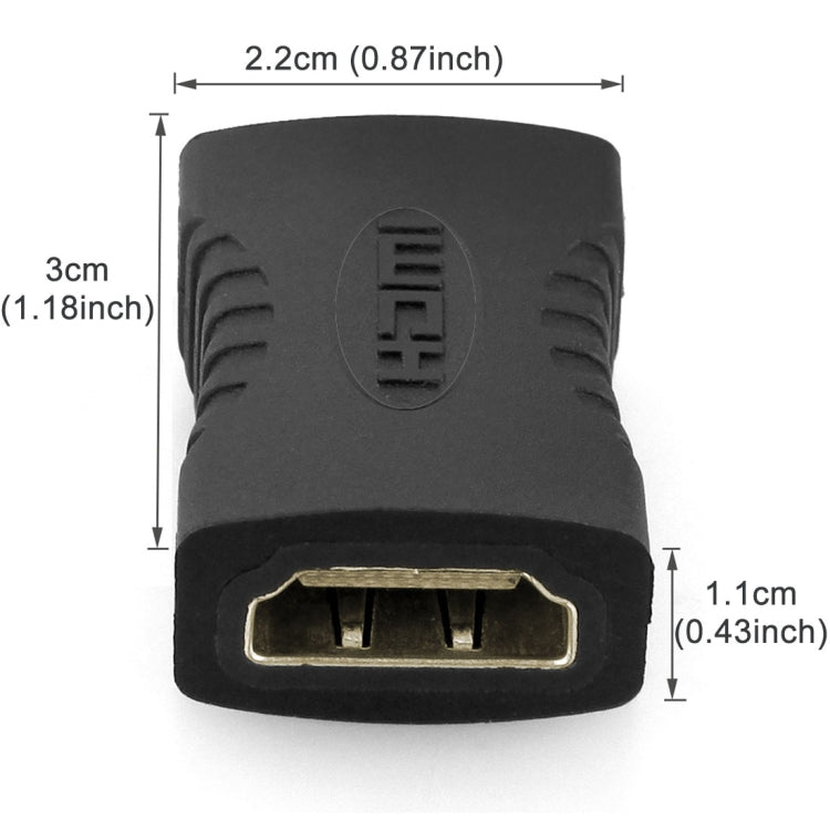 Адаптер HDMI 19-контактный (мама) на HDMI 19-контактный (мама)