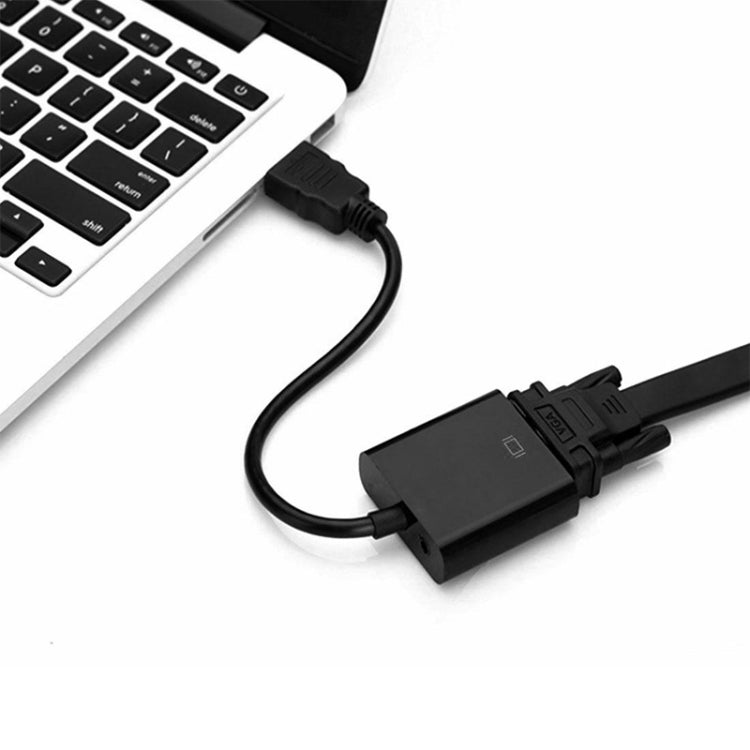 Кабель-адаптер HDMI 19-контактный (папа) - VGA (мама) 20 см
