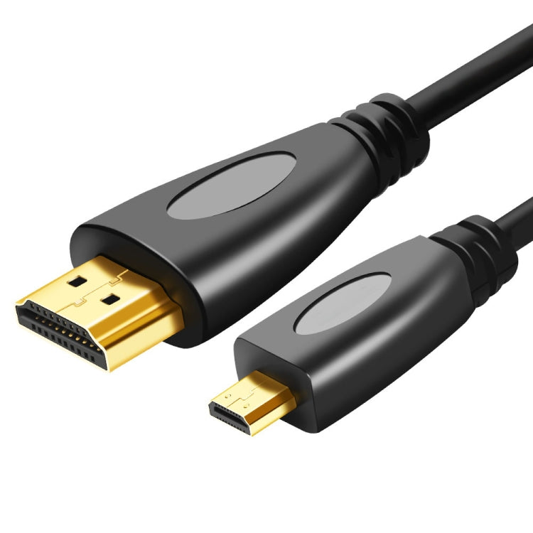 Позолоченный 3D 1080P Micro HDMI-кабель "папа-папа" HDMI длиной 1,5 м для мобильных телефонов, камер, GoPro