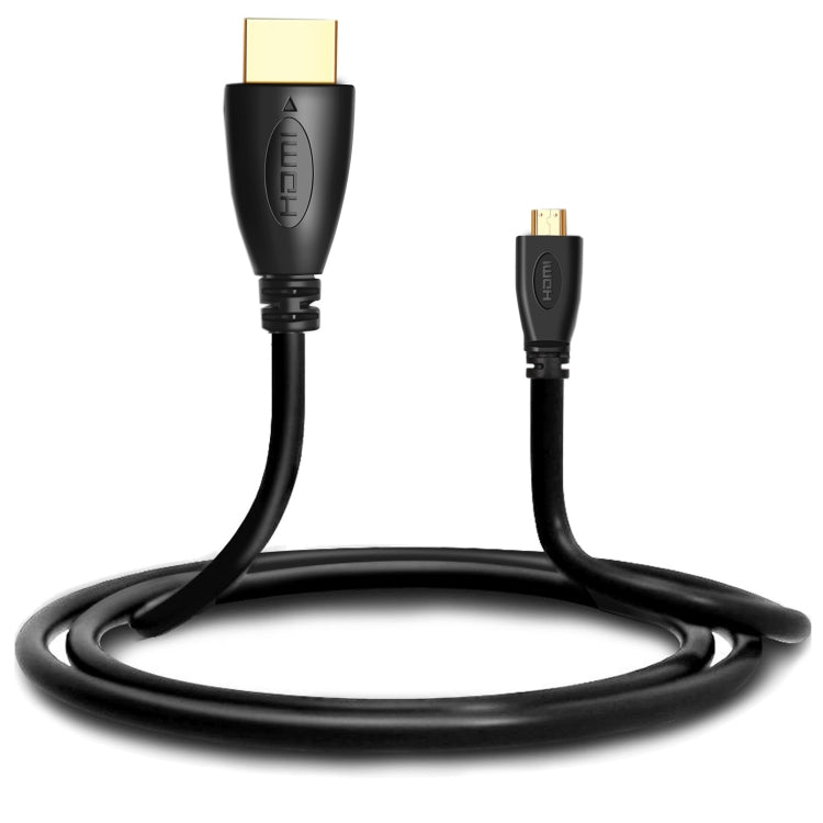 Позолоченный 3D 1080P Micro HDMI-кабель "папа-папа" HDMI длиной 1,5 м для мобильных телефонов, камер, GoPro