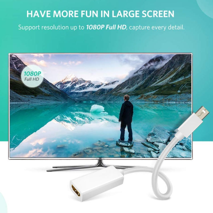 Кабель-адаптер Mini DisplayPort Full HD 1080P «папа» – «мама» HDMI, длина: 20 см